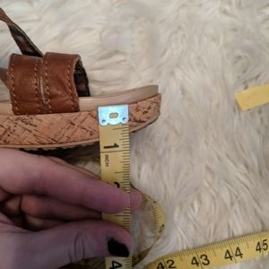CROCS Shoes - Crocs cork wedge platform brown strappy sandals CROCS Shoes - Crocs cork wedge platform brown strappy sandals